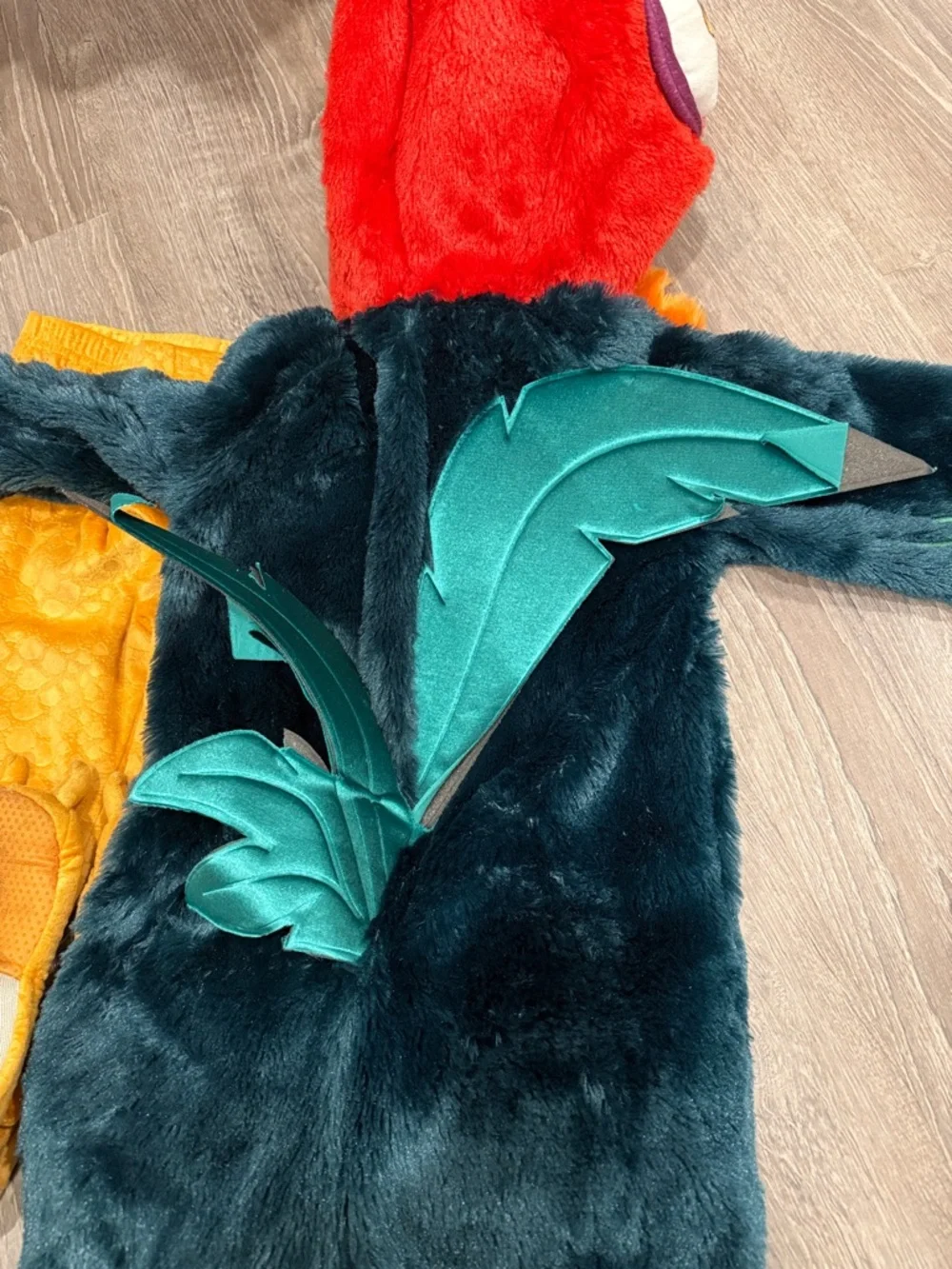 Disney Hei Hei Toddler Costume - Red, Orange, Green & Yellow - Picture 4 of 6